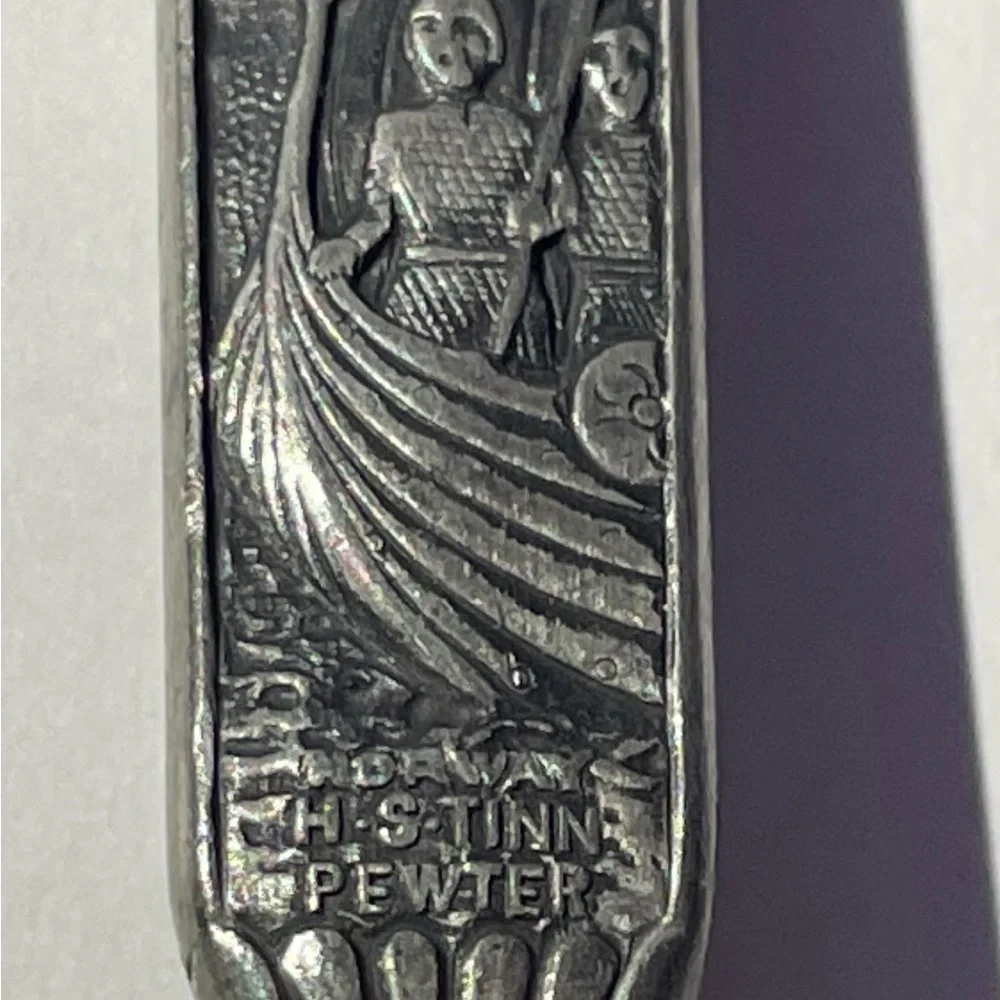Vintage Konge Tinn (Norway) Pewter Silver Cake Server - Picture 2 of 7